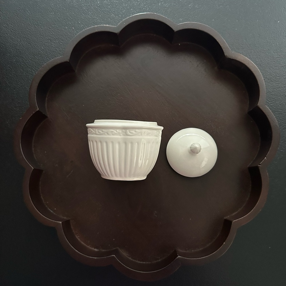 Mikasa Cream or Sugar Ceramic Jar